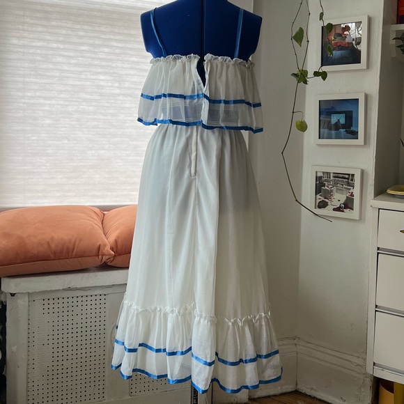 Vintage 80s Flirtations Alfred Angelo union made party/prom dress - Picture 2 of 7